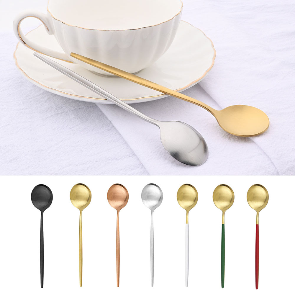 Coffee Tea And Sugar Set - 6 pezzi piccolo cucchiaio opaco tè