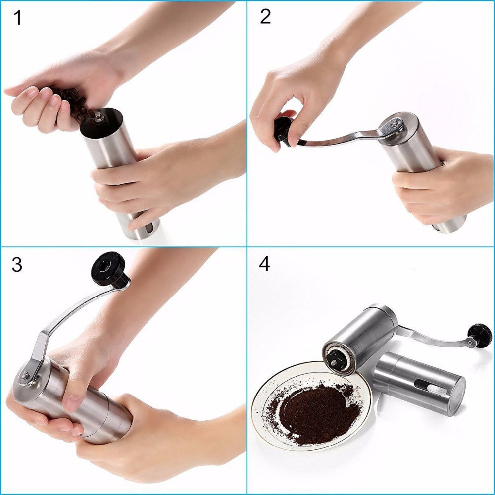 Mini Macinacaffè Manuale in Ac - Burr Hand Grinder recensione e prezzo