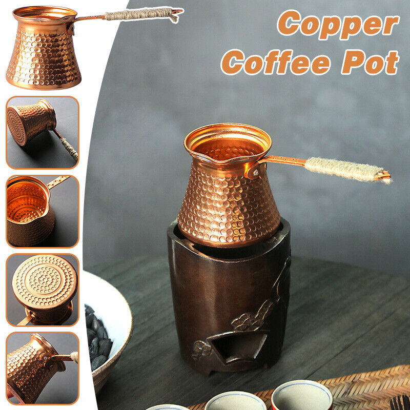 Caffettiera in rame antico Caf - Moka Pot Stove recensione e prezzo